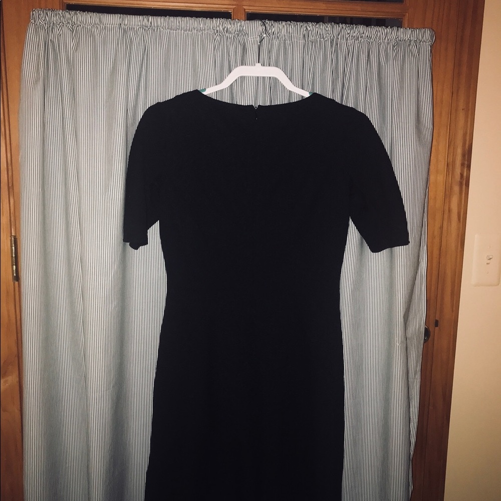 Black evening dress